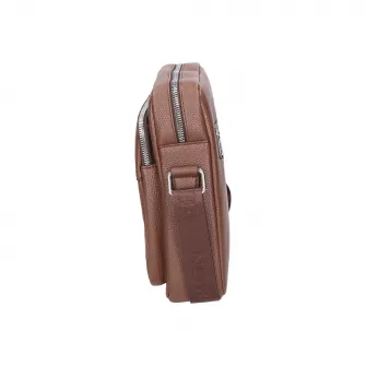 Northampton Polo Club, Geanta crossbody de piele ecologica, Maro deschis
