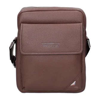 Northampton Polo Club, Geanta crossbody de piele ecologica, Verde inchis