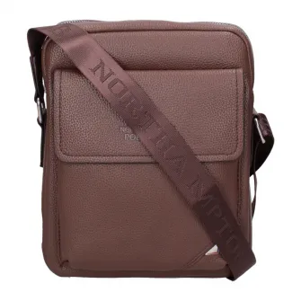 Northampton Polo Club, Geanta crossbody de piele ecologica, Verde inchis
