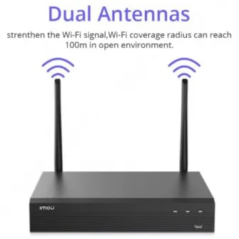 NVR IMOU NVR1108HS-W-S2 Wi-Fi, 8 canale, 6MP
