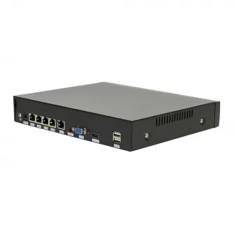 NVR POE PNI House IP810 cu 10 canale 4K 8MP, 4 canale POE si 6 canale IP functii AI