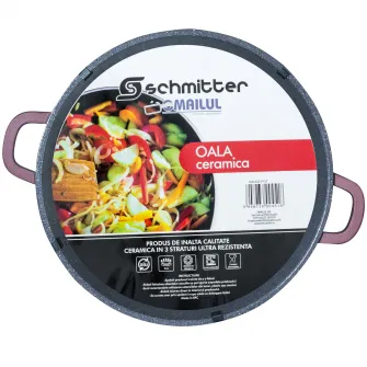 Oala ceramica Schmitter, aluminiu turnat, 20 cm, 2.2L