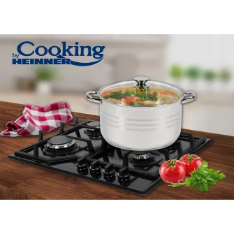Oala cu capac Cooking by Heinner Myra, inox, inductie, 26 x 14.5 cm, 7 L