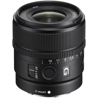Obiectiv Sony, montura E, 15mm, F1.4 G, Negru