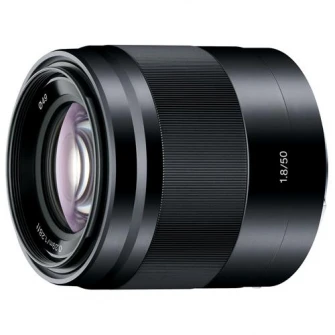 Obiectiv Sony, montura E, 50mm, f1.8 OSS, Negru