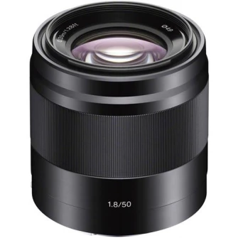 Obiectiv Sony, montura E, 50mm, f1.8 OSS, Negru