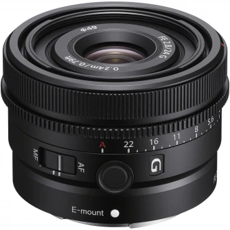Obiectiv Sony, montura FE, 24mm, F2.8, negru