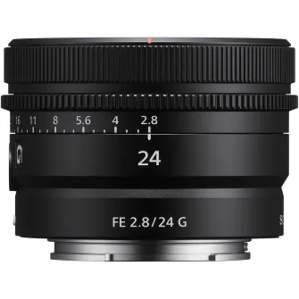Obiectiv Sony, montura FE, 24mm, F2.8, negru