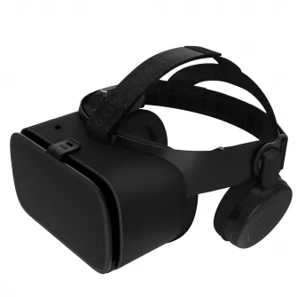 Ochelari VR, VR-Shark® X6, HI-Shock, Casti integrate, Bluetooth, 120°, 395g, Negru