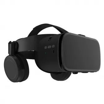 Ochelari VR, VR-Shark® X6, HI-Shock, Casti integrate, Bluetooth, 120°, 395g, Negru