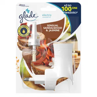 Odorizant de aer pentru camera aparat electric Glade Sensual Sandalwood Jasmine 20 ml