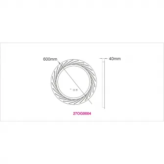 Oglinda baie Belform Atlantis, cu iluminare LED 3 culori, intrerupator touch, ceas, functie dezaburire, 60x60 cm