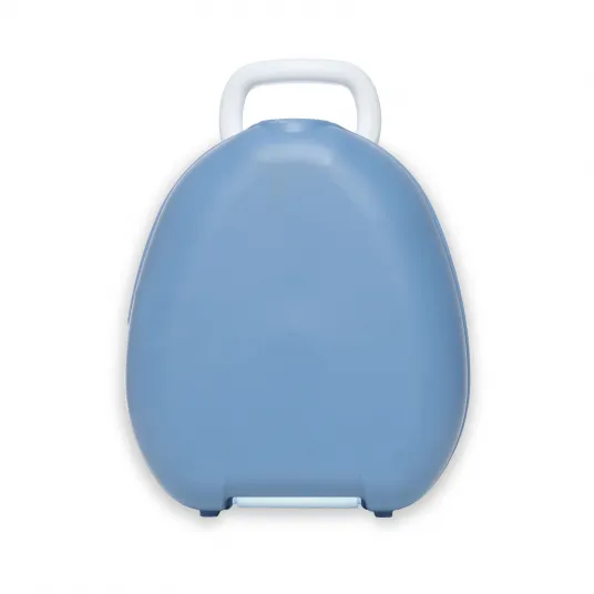 Olita portabila cu capac pentru bebelusi My Carry Potty, Blue Pastel