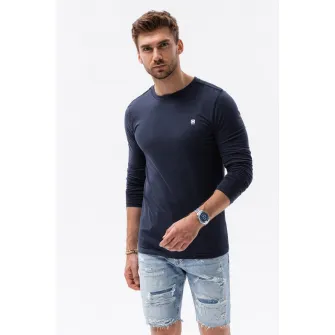 OMBRE, Bluza cu decolteu la baza gatului, Bleumarin, S
