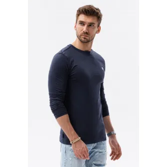 OMBRE, Bluza cu decolteu la baza gatului, Bleumarin, S