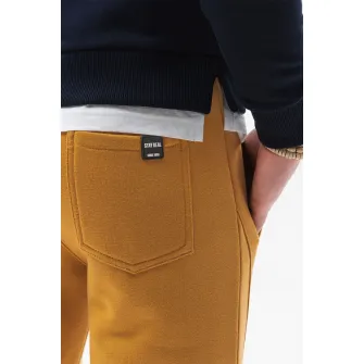 OMBRE, Pantaloni sport cu cusaturi accentuate, Galben mustar, 2XL