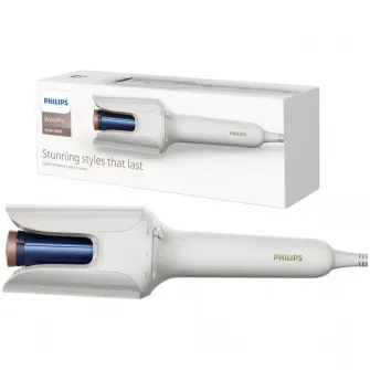 Ondulator automat Philips SenseIQ WavePro Seria 9000 BHB968/00, tehnologie SenseIQ, 4 setari de temperatura, 4 setari de timp, 3 directii ondulare, ingrijire cu ioni