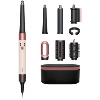 Ondulator multistyler Dyson HS08 Airwrap i.d.™ 601848-01, conexiune Bluetooth, 110.000 de rpm, Ceramic Pink /Rose Gold