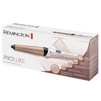Ondulator Remington PROluxe CI91X1, Invelis Grip-Tech, OPTIheat, 210°, 10 setari de temperatura, Functie PRO+, 25-38 mm, Auriu