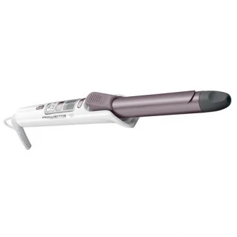 Ondulator Rowenta CF3460F0 Precious Curls Premium Care, 130 - 200 °C, Cronometru, Cashmere Keratin, Alb