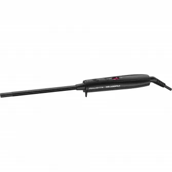Ondulator Rowenta x Karl Lagerfeld Curls Forever CF311LF0, 180° C, invelis KeratinShine, incalzire rapida, manusa de protectie, cablul 1.8m, negrurosu