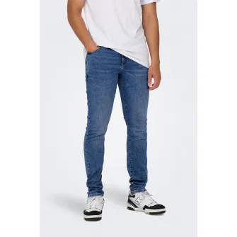 Only & Sons, Blugi slim fit 6756, Albastru, W28-L32