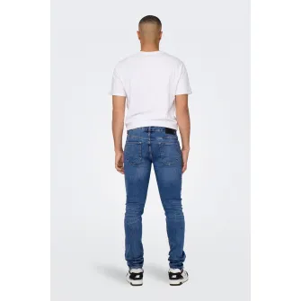 Only & Sons, Blugi slim fit 6756, Albastru, W28-L32