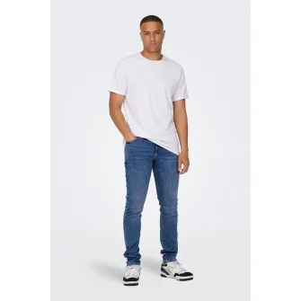Only & Sons, Blugi slim fit 6756, Albastru, W28-L32