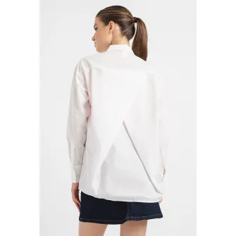 Only, Camasa cu detaliu petrecut, Alb, M