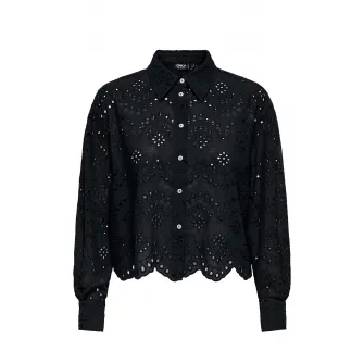 Only, Camasa cu perforatii, Negru stins, L