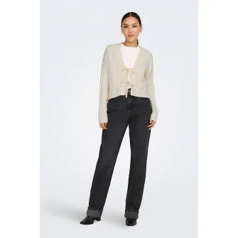 Only, Cardigan cu maneci cazute, Crem, L