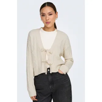 Only, Cardigan cu maneci cazute, Crem, L