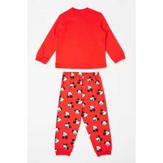 Original Marines, Pijama lunga cu model cu desene animate, Rosu, 80 CM