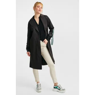 OXXO, Palton lejer cu nasturi, Negru, M