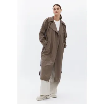 OXXO, Trenci de piele ecologica, Maro taupe, S