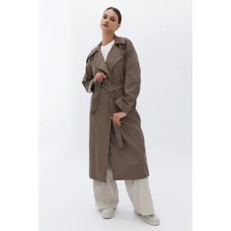 OXXO, Trenci de piele ecologica, Maro taupe, S