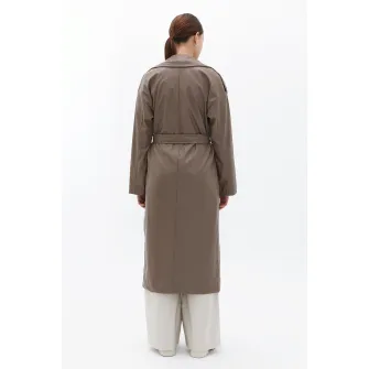 OXXO, Trenci de piele ecologica, Maro taupe, S
