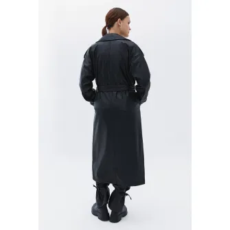 OXXO, Trenci de piele ecologica, Negru, M