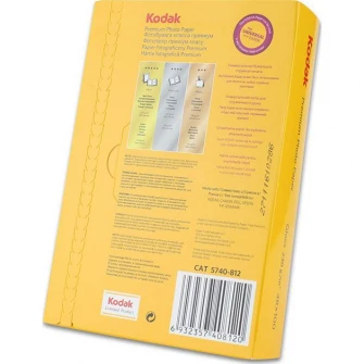 Pachet 100 coli hartie foto Kodak Premium, 10x15 cm, 230g