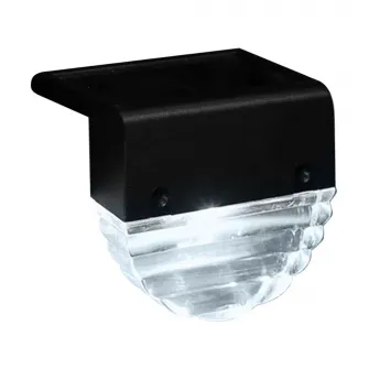 Pachet 2 lampi solare Modee WS109, LED RGB, 6 lm, acumulator 1.2V 400mAh AA, IP44, Negru