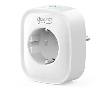 Pachet 2 prize inteligente Gosund SP112, Wi-Fi, 2xUSB, 16A, 3680W, monitorizare consum energie, compatibil Amazon Alexa/Google Home