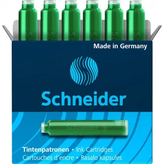 Pachet 3 cutii Patroane stilou Schneider, 6/cutie, verde