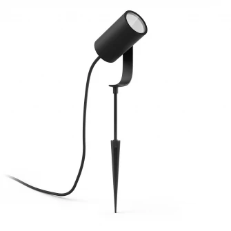 Pachet 3 spoturi LED RGB pentru exterior Philips Lily Hue, 3x8W (49W), 600 lm, lumina alba si colorata, IP65, 19.4 cm