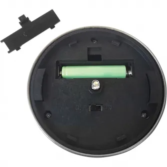 Pachet 4 lampi solare LED de exterior pentru gradina Kring, dispersor cu model, 0.06W, 3lm, 200mAh, inox si plastic, ø8.5x36cm
