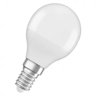 Pachet 5 becuri LED Osram FR P40, E14, 5.5W (40W), 470 lm, mat, lumina calda (2700K)