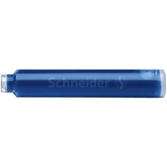Pachet 6 cutii Patroane stilou Schneider, 6/cutie, albastru