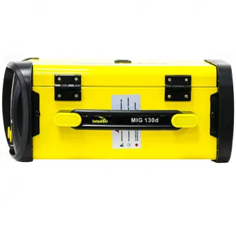 Pachet aparat de sudura + rola de sarma flux 1 kg INTENSIV MIG-MAG 130d 53251, 230 V, 40-130 A curent, 47 V tensiune in gol, 0.8 - 0.9 mm diametru sarma