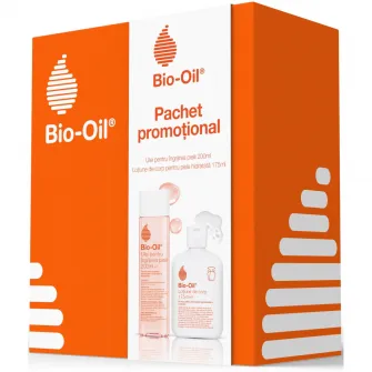 Pachet Bio-Oil : Ulei pentru corp si fata 200 ml + Lotiune pentru piele uscata 175 ml