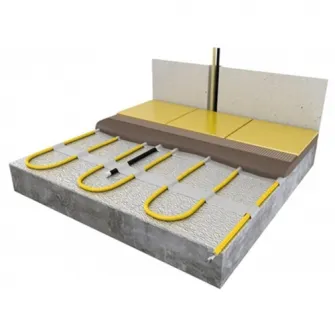 Pachet cablu incalzire in pardoseala pentru sapa CF Technics, (17W) 3300W, termostat digital cu senzor de pardoseala inclus, 194.1 m