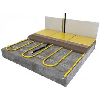 Pachet cablu incalzire in pardoseala pentru sapa CF Technics, (17W) 300 W, termostat analogic MTH 811 cu senzor de pardoseala inclus, 17.6 m